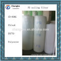 auto refinishing polyester spray booth Ceiling filter cotton/air filter material roll